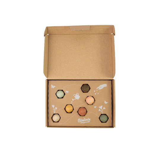 Gift Box Small 'Happy New Home' met 7 zaadbommetjes
